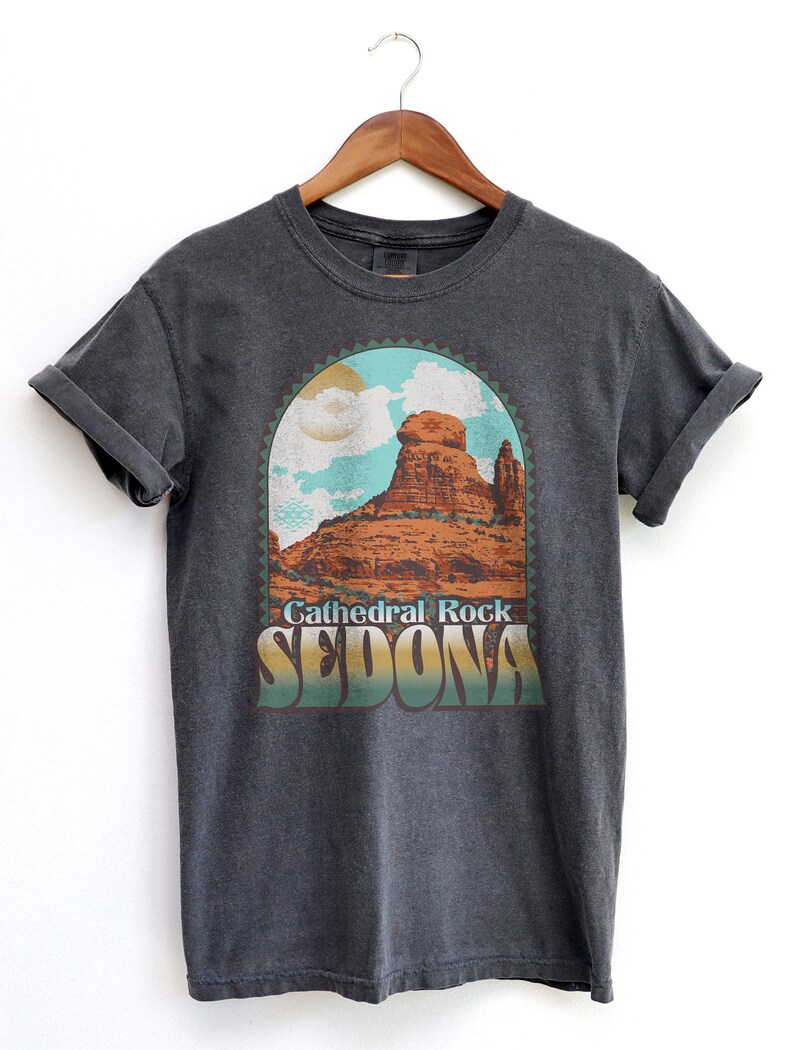 Sedona Arizona Shirt Cathedral Rock Southwest BOHO Aesthetic - Etsy