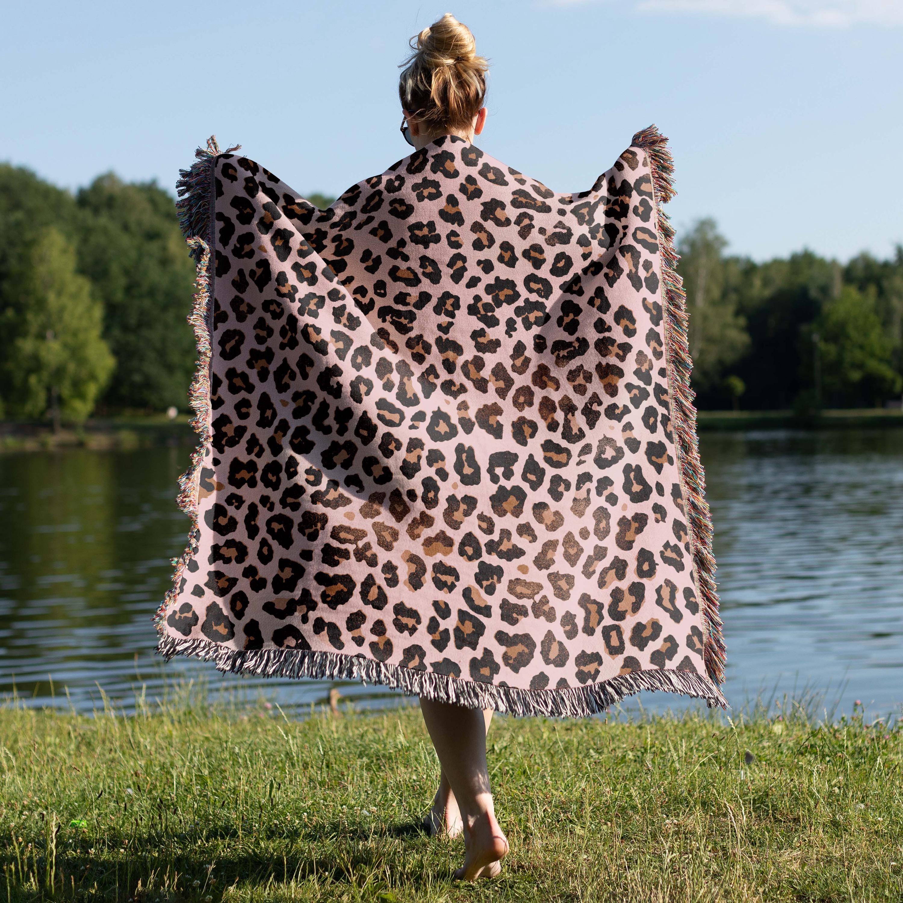Katoen tricot - Wow - Luipaard zilvergrijs - Royal Look