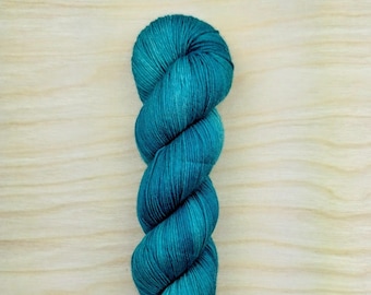 SPRUCE - Handdyed Tonal Yarn, Fingering/Sock Weight, 75/25 Merino Wool & Nylon