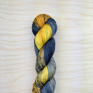 SYDNEY CARTON - Handdyed Speckled Yarn, Fingering/Sock Weight, 75/25 Merino Wool & Nylon