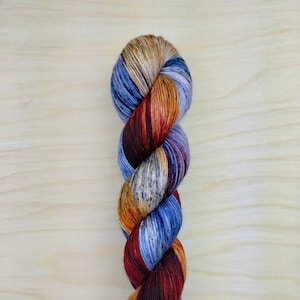 UNDAUNTED - Handdyed and Speckled Yarn, Fingering/Sock Weight, 75/25 Merino Wool & Nylon