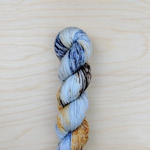 WAYFARER - Handdyed Speckled Yarn, Fingering/Sock Weight, 75/25 Merino Wool & Nylon