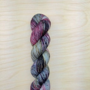 BLOOD Of My ENEMIES - Handdyed Speckled Yarn, Fingering/Sock Weight, 75/25 Merino Wool & Nylon