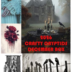 2026 CRAFTY CRYPTIDS ADVENT from Blackbird Sycamore Yarn!! image 2