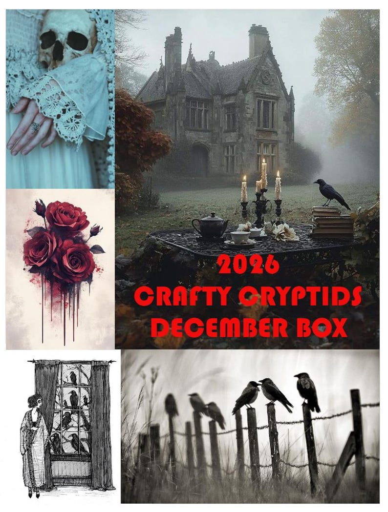 2026 CRAFTY CRYPTIDS ADVENT from Blackbird Sycamore Yarn!! image 2