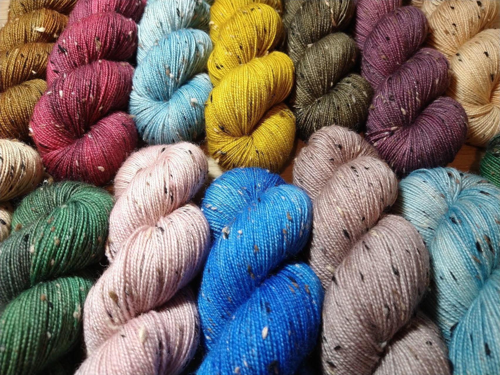 50s Special Vintage Colorful Nep Tweed