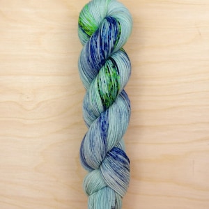 EXORCIST - Hand dyed and Speckled Yarn, Fingering/Sock Weight, 75/25 Merino Wool & Nylon