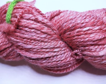 Polworth Silk filato a mano 2 fili, peso medio DK, circa 215 iarde, filato Destash
