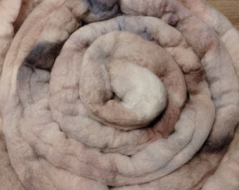 HAND DYED ROVING - 100% Merino Wool 4 oz - 0001