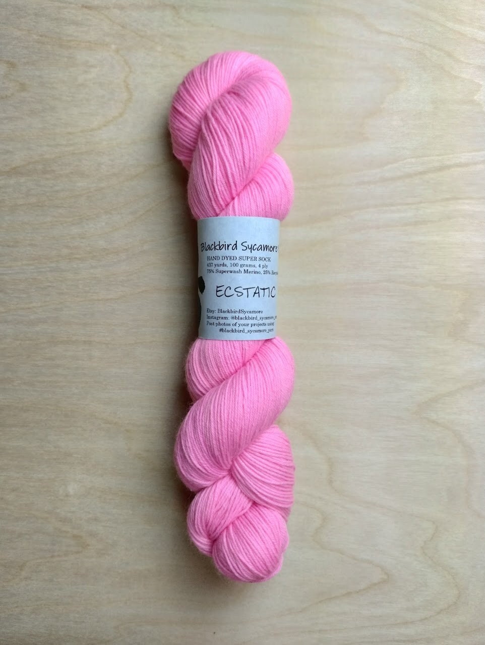 Hand Dyed Yarn Oink Ponk Pink Magenta Fuchsia Hot Pink Red Gold Bord –  Crooked Kitchen Yarn