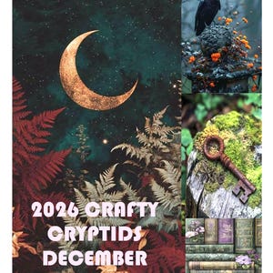 2026 CRAFTY CRYPTIDS ADVENT from Blackbird Sycamore Yarn!! image 3