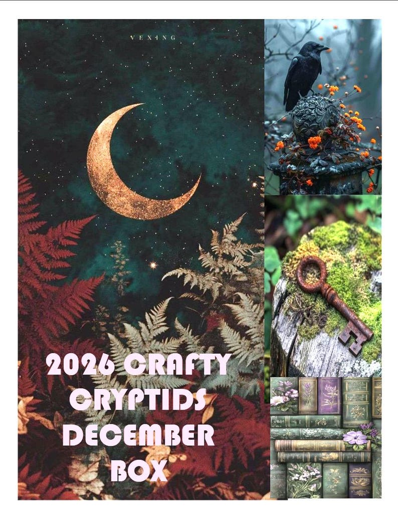 2026 CRAFTY CRYPTIDS ADVENT from Blackbird Sycamore Yarn!! image 3
