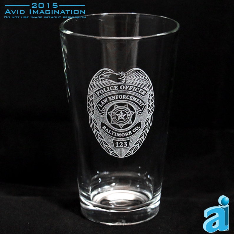 Custom Police Officer Gift for Law Enforcement. A Custom Beer Etsy