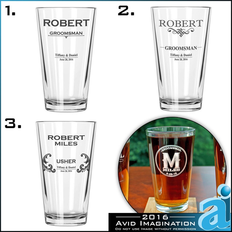 Personalized Glasses Pint Glasses Custom Pint Glass Beer Etsy