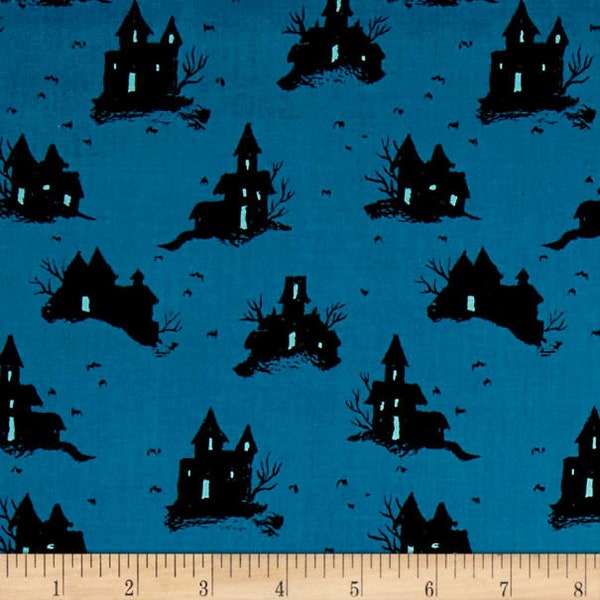 Baumwolle + Stahl - Lil Monsters - Trick or Treat - Blau