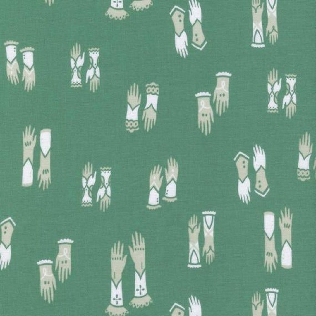 Cotton Steel Cat Lady Kitten Mittens Teal Etsy