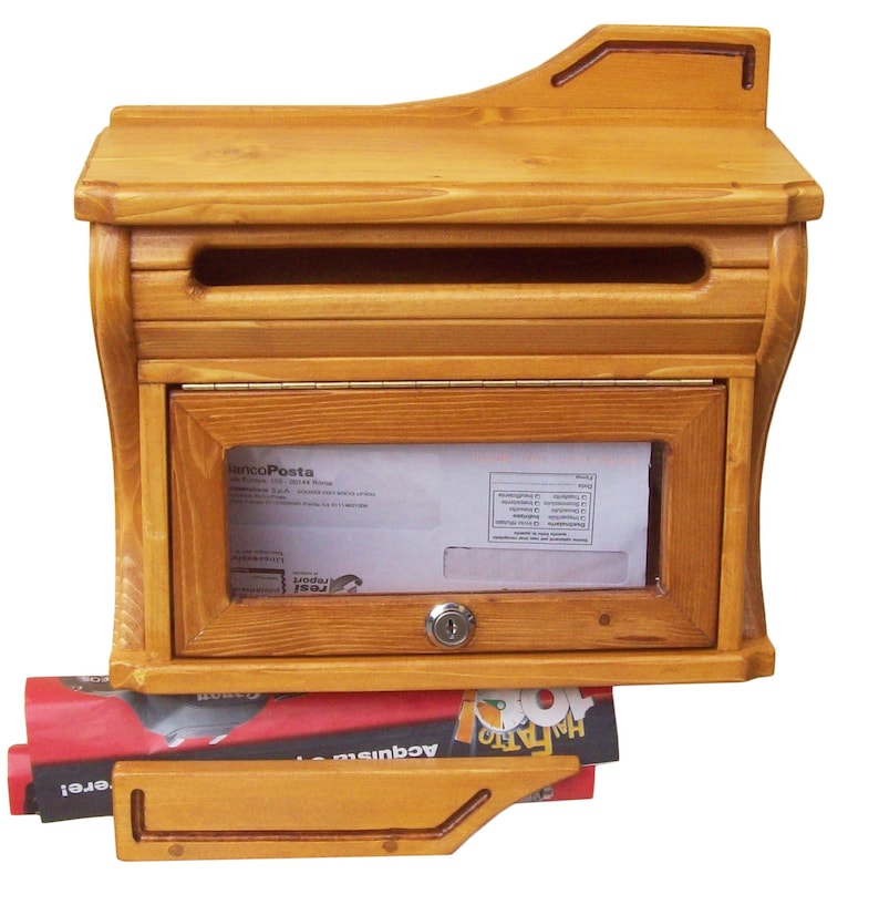 Cassetta postale posta buca porta lettere mailbox in legno Etsy Italia Cassetta postale posta buca porta lettere mailbox in legno Etsy Italia