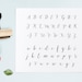 Calligraphy Return Address Stamp, Timeless, Modern Script Stamp, Custom ...