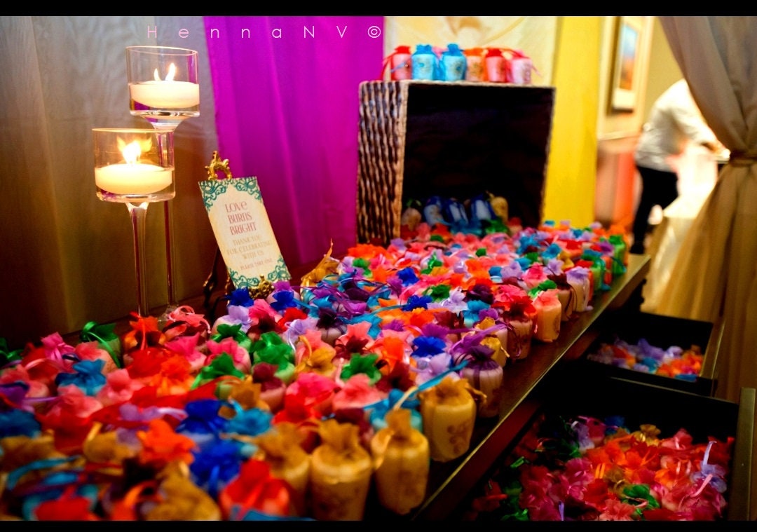 Set of 100 Exquisite Party Favor Candles with various Jewel Etsy