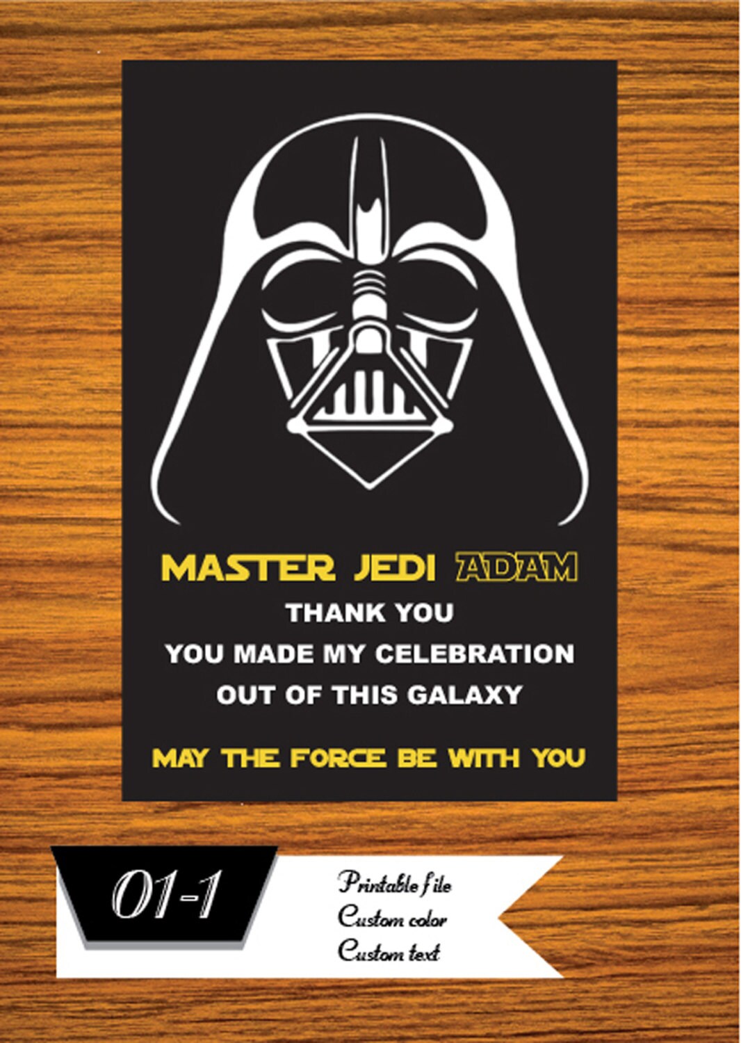 Star Wars Invitation Star Wars Party Invitation Star Wars - Etsy