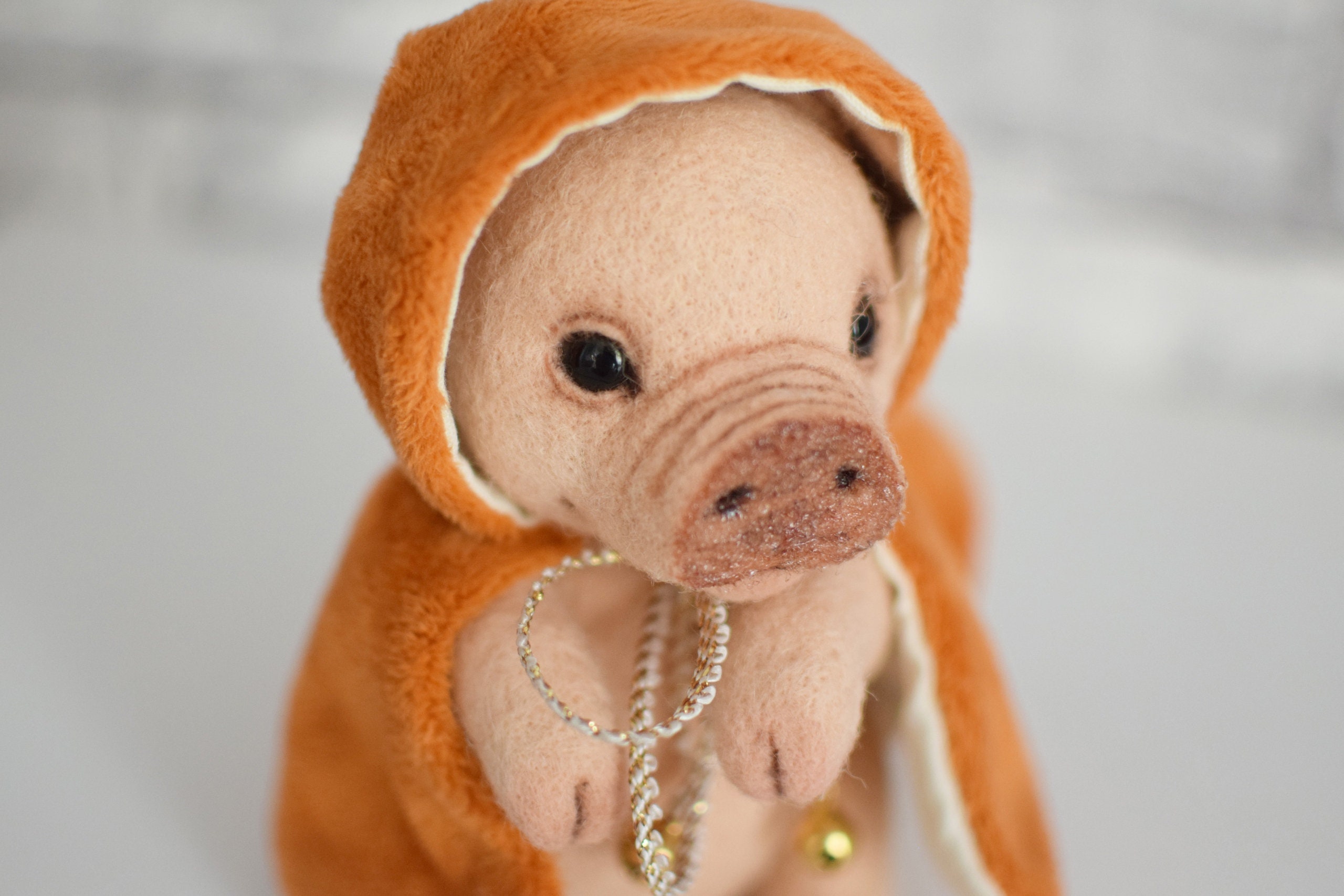 Needle felted Pig wool felt piglet needle felting animals Etsy