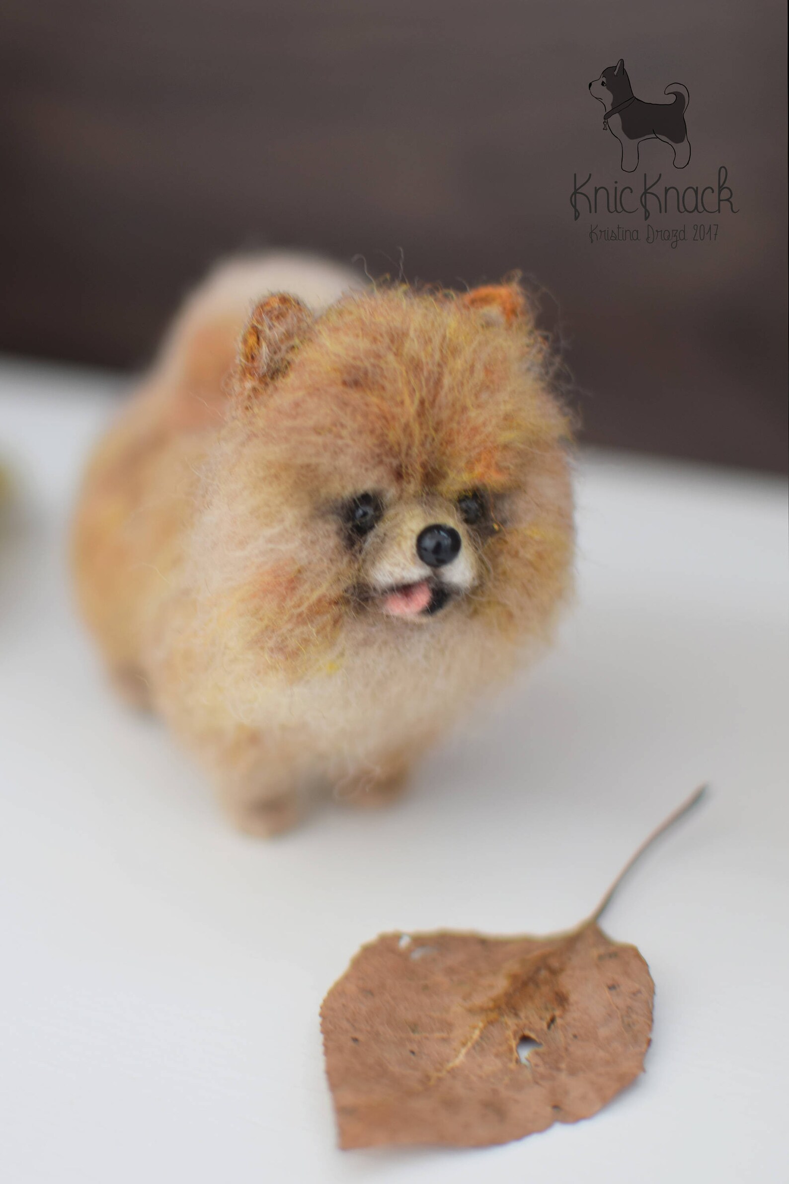 Pomeranian Red Spitz. Felted Pomeranian. Dog Sculpture. Needle Etsy