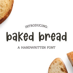Lettertype Gebakken Brood | Handgeschreven lettertype, Cricut-lettertype, handgetekende lettertype, schattig lettertype, mooi lettertype, lettertype, lettertype Procreate, lettertype leraar, planner