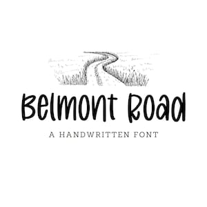 Police Belmont Road | Police Cricut, police Agenda, police manuscrite, police mignonne, jolie police, police de caractères, police Procreate, police enseignant, police notes