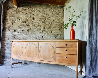 Elegant Refurbished Mid Century Teak Sideboard or Cadenza with Cocktail Bar