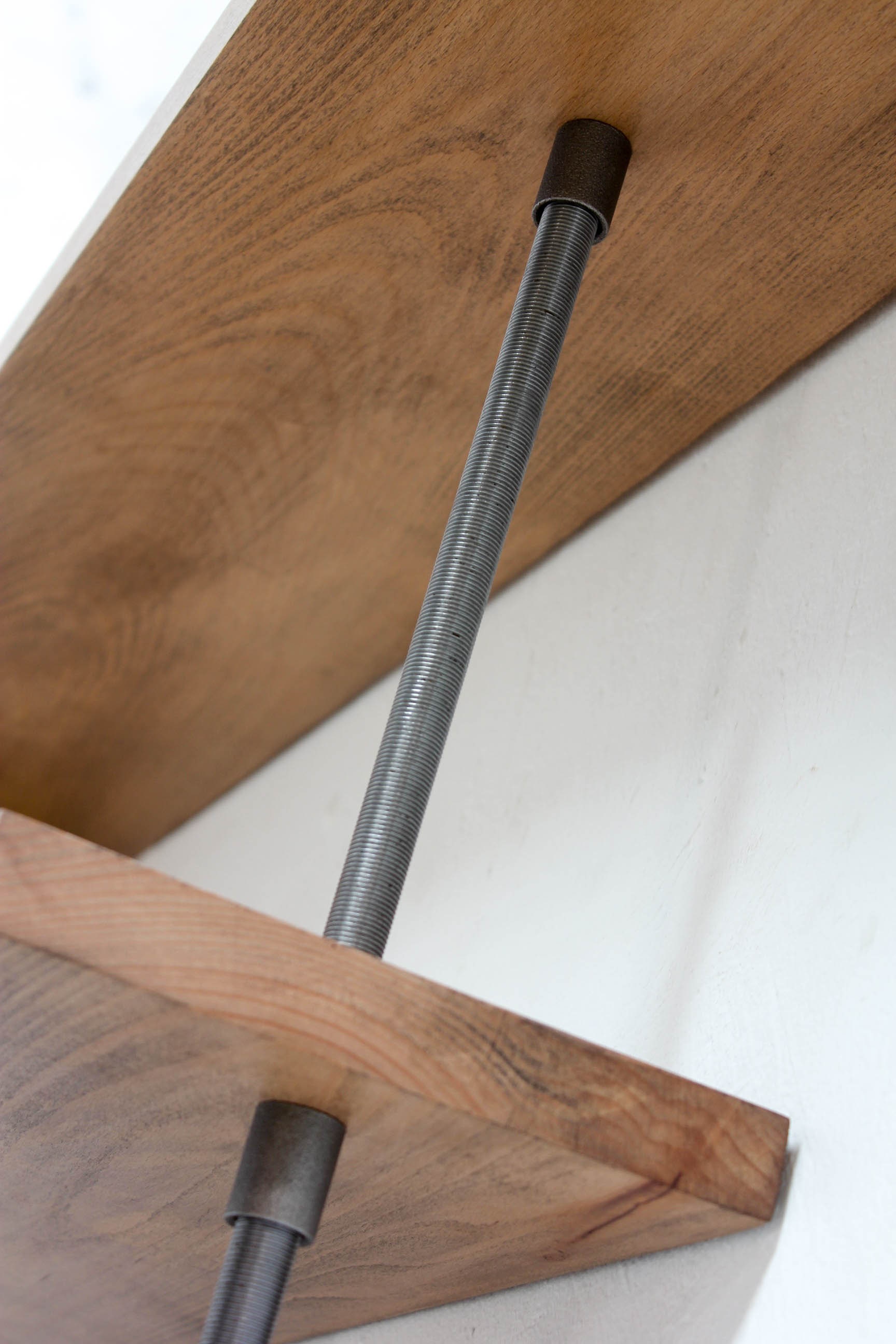 Barnaby Bespoke Adjustable Walnut Washed Solid Beech Shelves Etsy