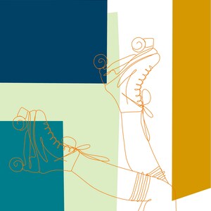 Skates, Roller Skates, Roller Derby, jaren &#39;70 vibe, Roller Girl, Skate Girl, 8x10, Wall Art