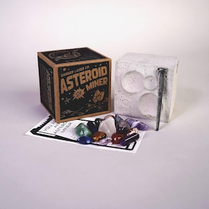 Mini Asteroid Miner Dig Kit - Space Themed Gemstone Digging Experience