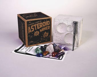 Mini Asteroid Miner Dig Kit - Space Themed Gemstone Digging Experience