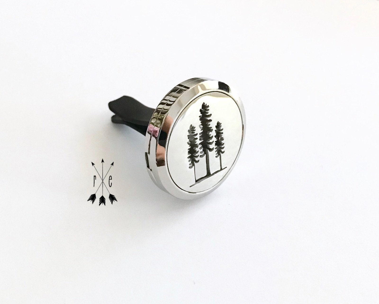 Sikta Tree Stainless Steel Car Diffuser; Aromatherapy Car Diffuser