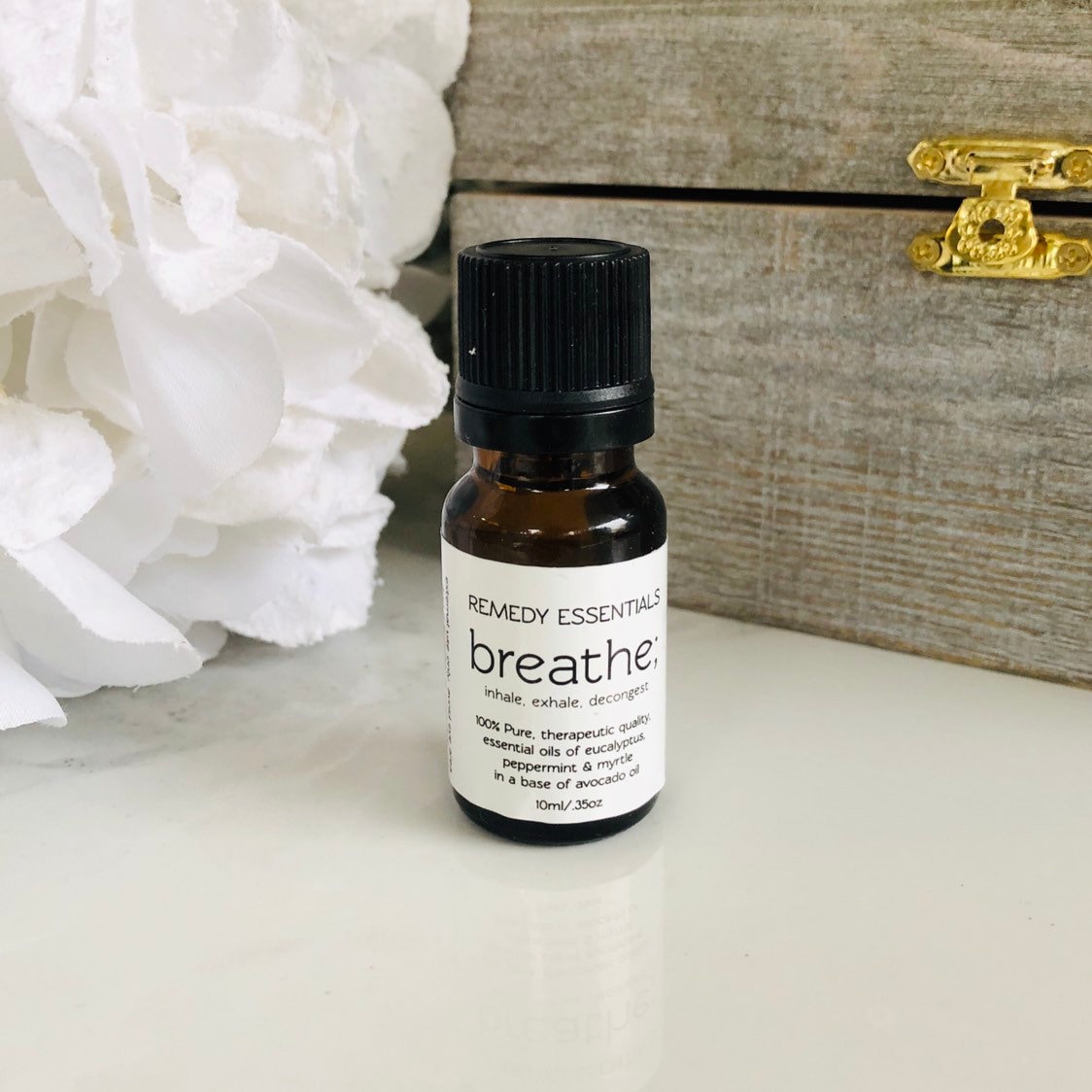 Breathe Essential Oil Blend Respiratory Aid Aromatherapy Oils for