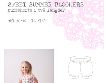 PDF-mönster sweet summer bloomers stl 50/56-146/152