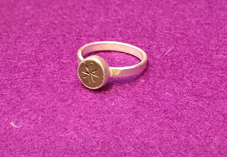 Bronze Starburst Ring Bild 3