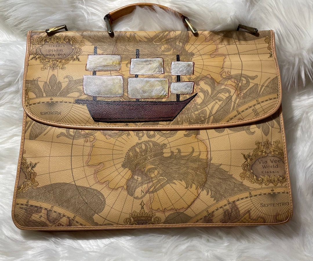 Old World Explorer Briefcase Etsy
