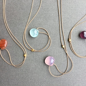 Silk thread store choker necklace