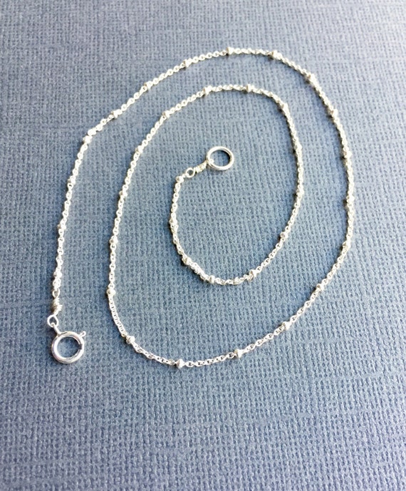 Sterling Silver Extender Chain, Necklace Extender, Make Necklace Longer,  Add Chain Links, Clip on Chain to Lengthen My Necklace, Extension 