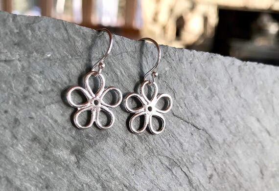 Blüten Ohrstecker Damen Ohrstecker Gänseblümchen Aus Sterling