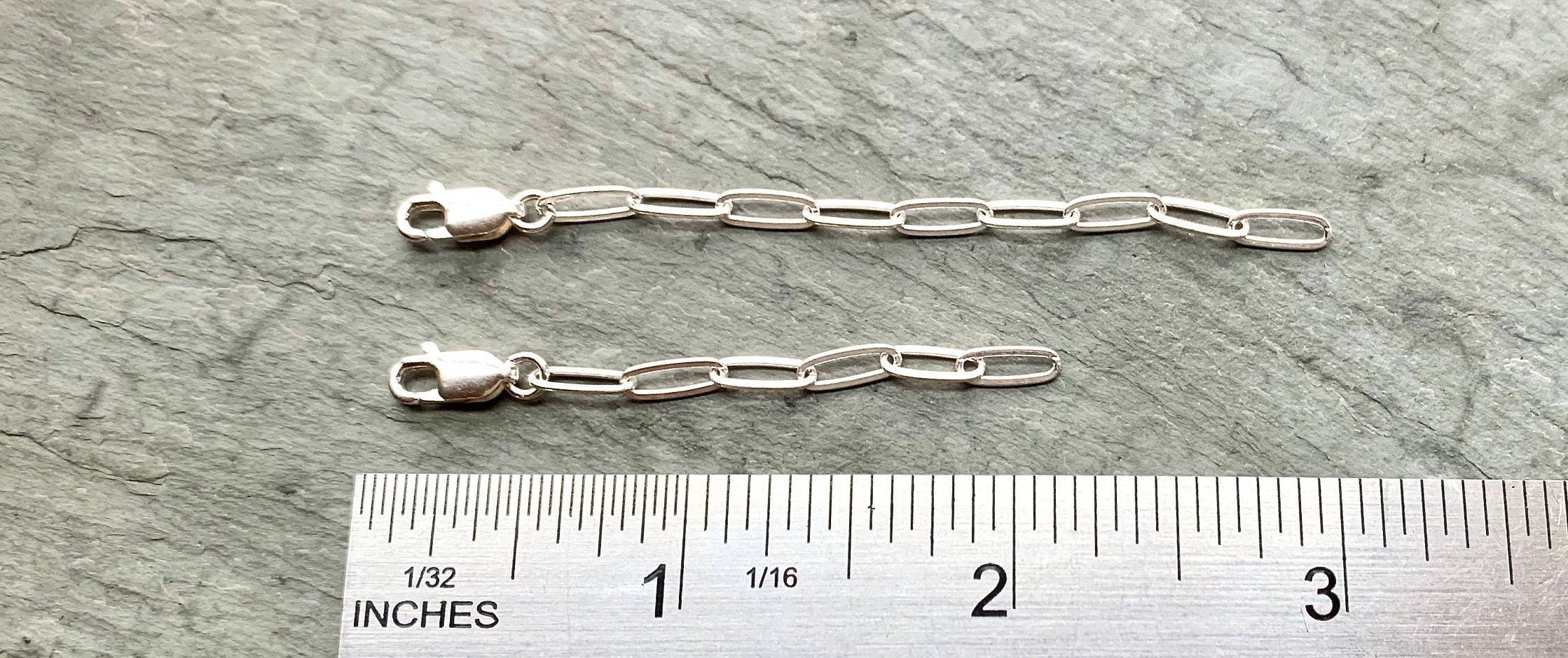 Sterling Silver Extender Chain Necklace 