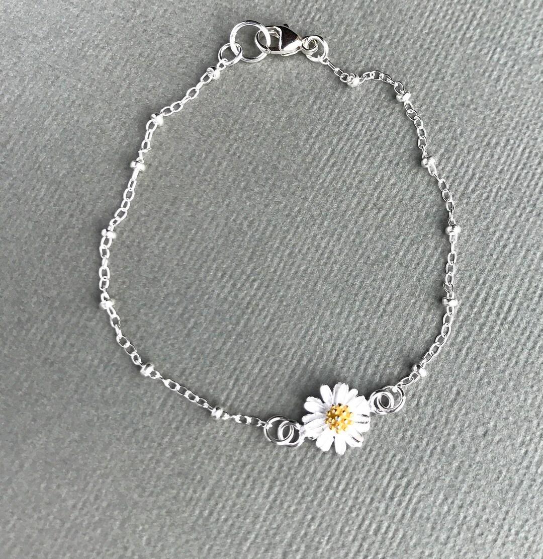 ◆STONEHENgE◆ silver daisy bracelet K1662 20001536_DAISY_BRACELET_2024_S