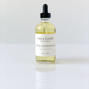 Organic Facial Cleansing Oil/ Oil Cleanser/ All Natural/ Natural Skincare/ Moisturizing/ Hydrating