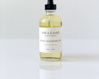 Organic Facial Cleansing Oil/ Oil Cleanser/ All Natural/ Natural Skincare/ Moisturizing/ Hydrating