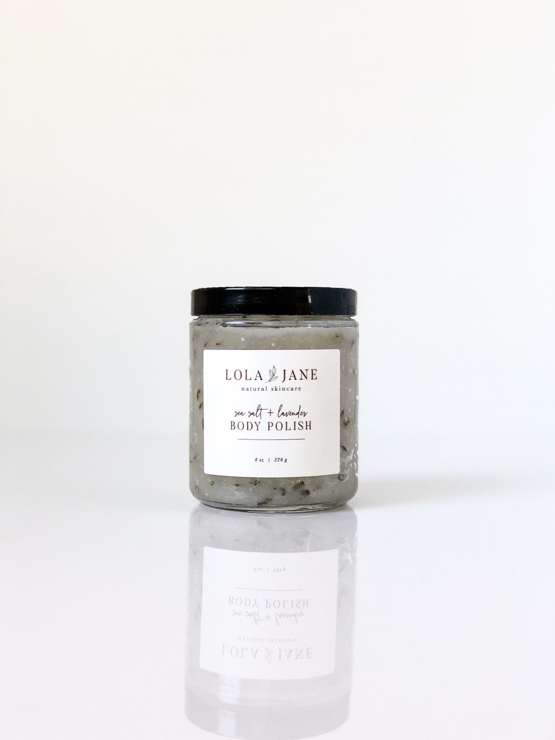 Sea Salt Lavender Body Scrub/salt Scrub/natural Body Scrub/dead Sea