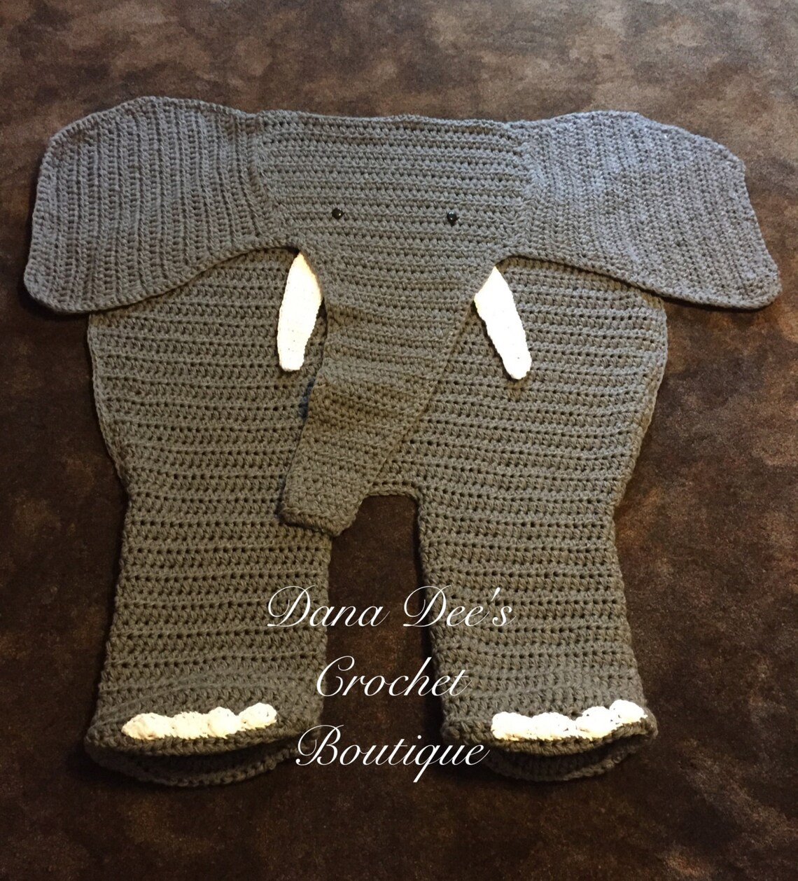 Bulky Elephant Blanket for Two PATTERN Etsy