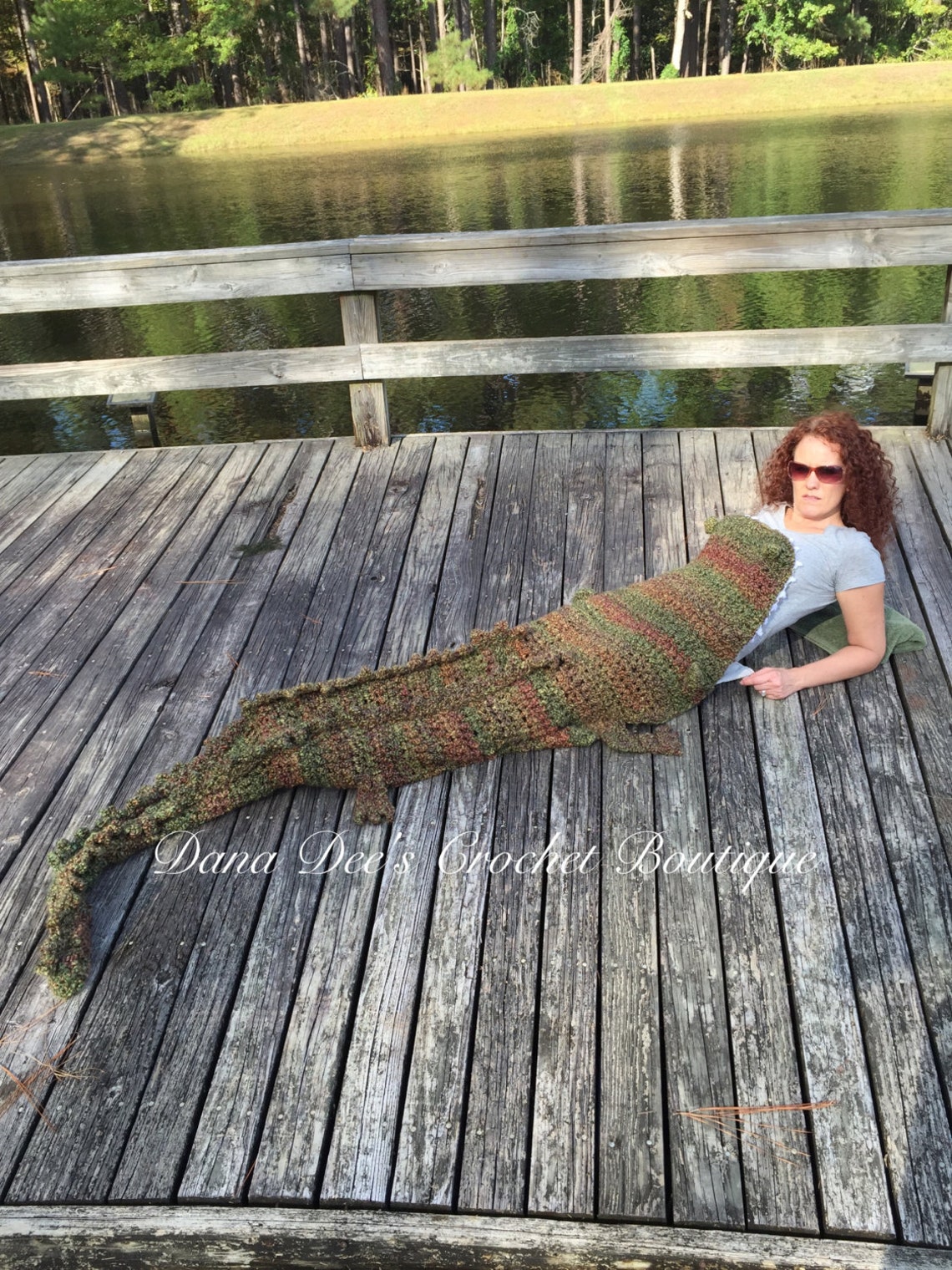 Thick and Fluffy Alligator Blanket Pattern | Etsy