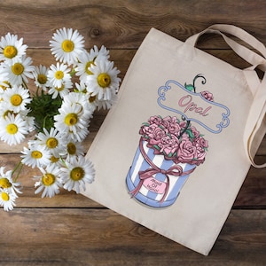 Bridesmaid Tote Bag, Custom Tote Bag, Bridal Party Totes, tote bag personnalisable Bridesmaid Gift, Personalized Bridesmaid Tote,  Wedding