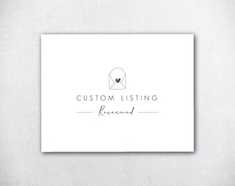 Sandi's Custom Order